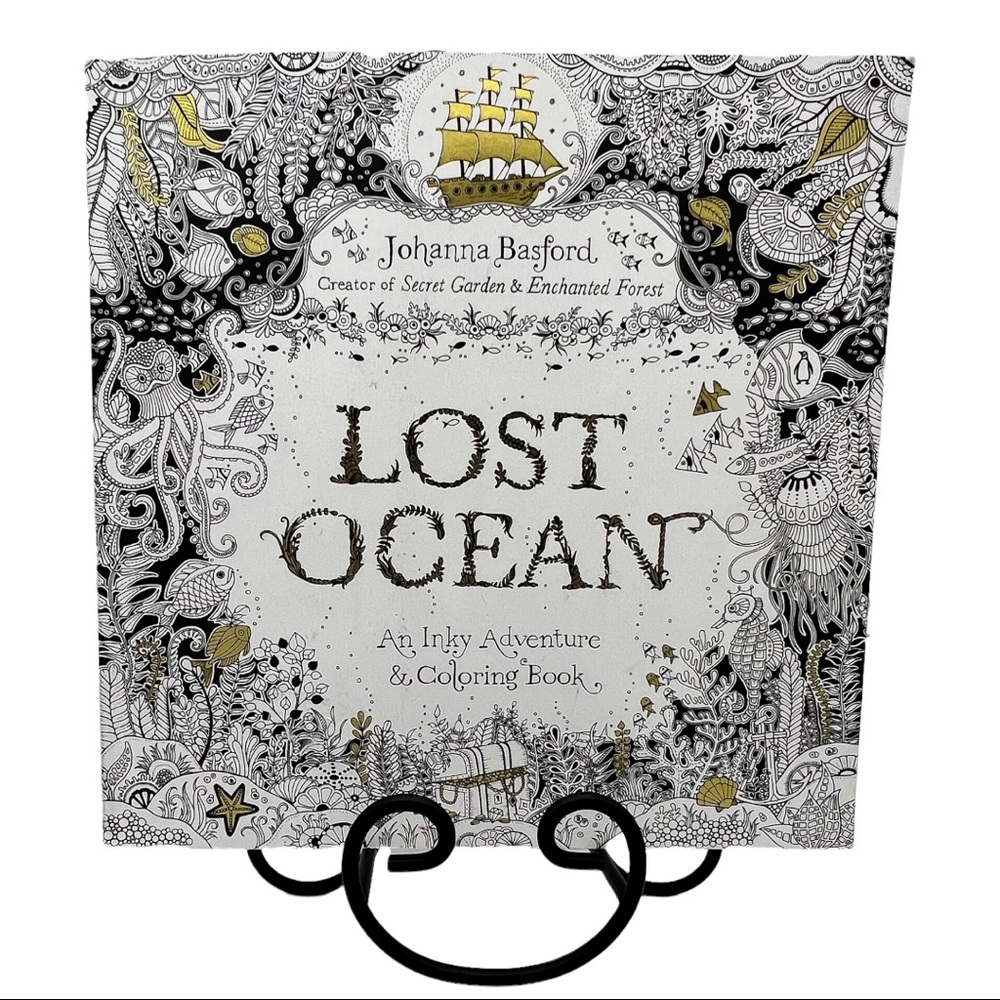 LOST OCEAN Coloring Book Johanna Basford Relaxing Relaxation